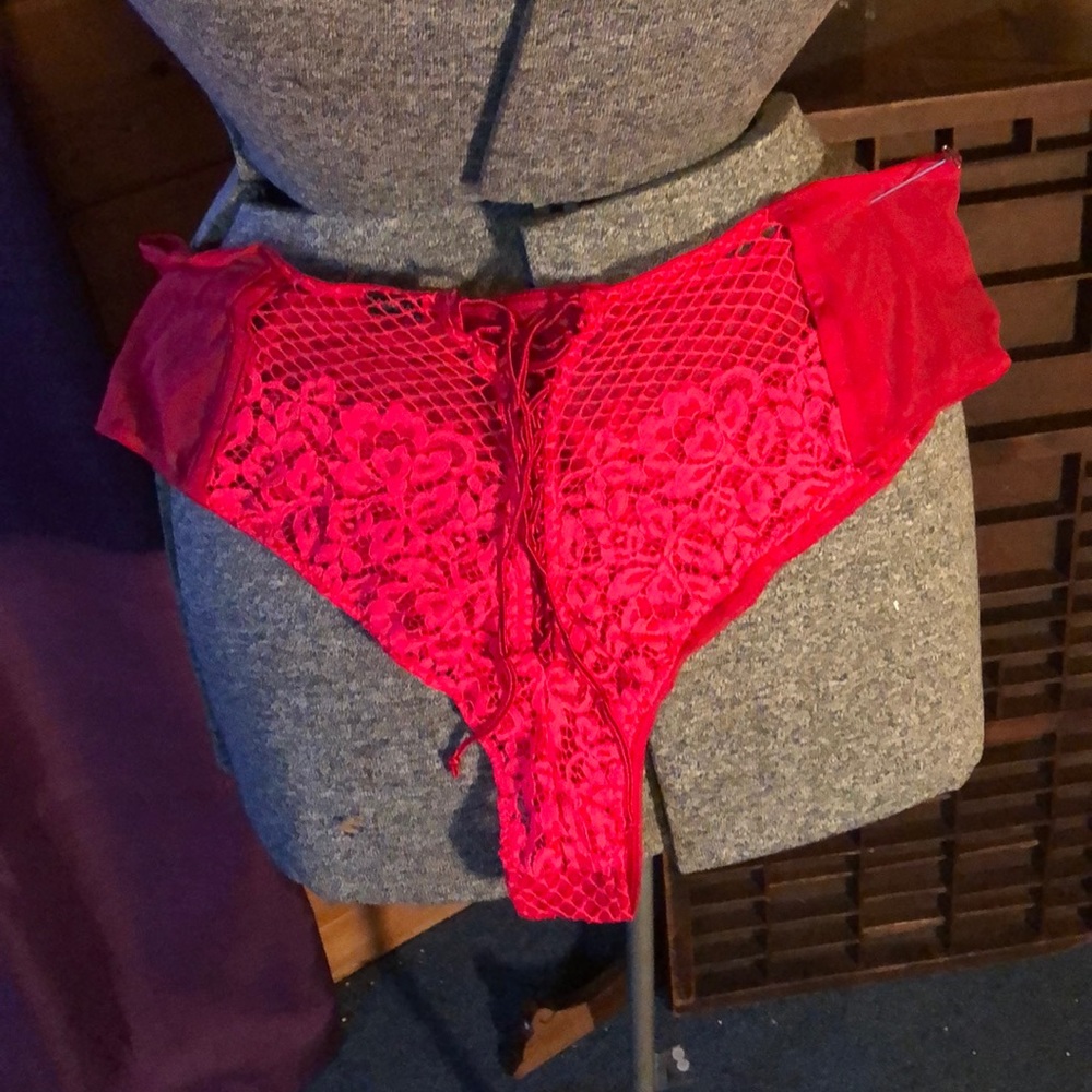 Lace up panties